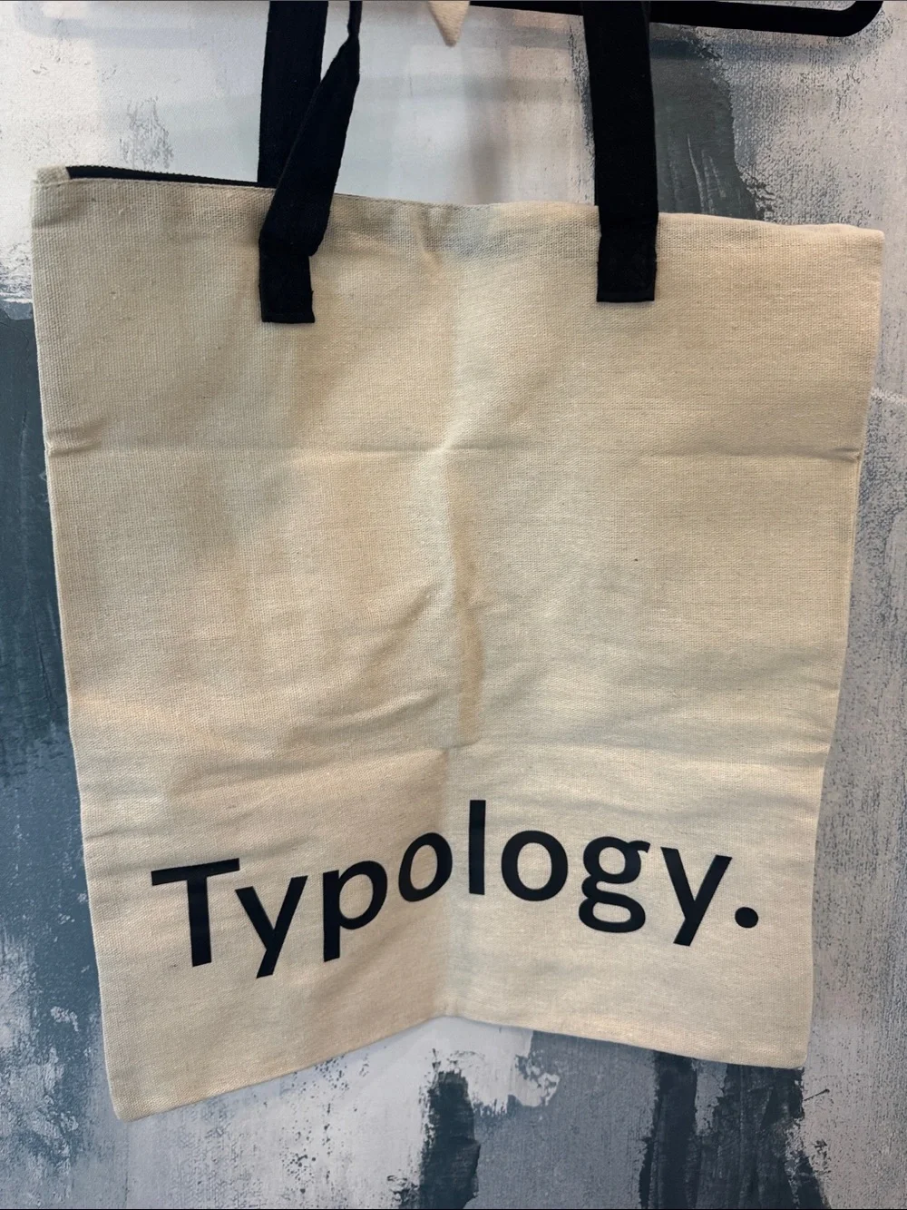 Typology natural canvas